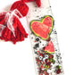 Wholesale Watermelon Heart Summer Glitter Shaker Bookmark - Glitter Bookmark - Confetti Bookmark Tassel Bookmark Gift For Reader