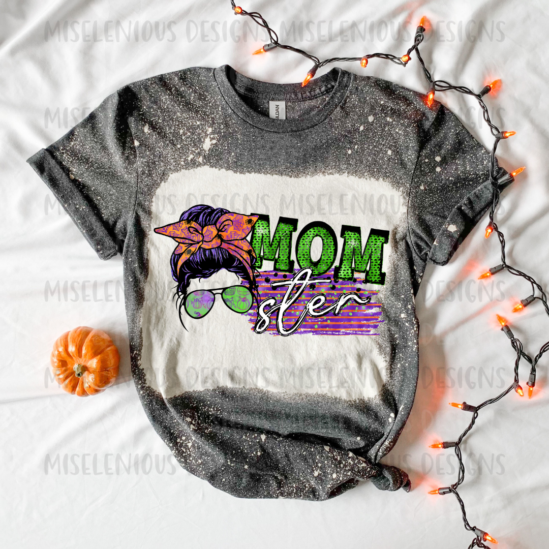 Momster Messy Bun Halloween Shirt