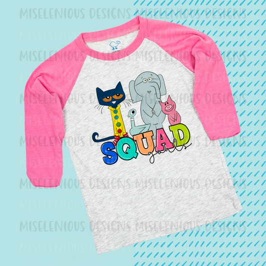 Squad Goals Raglan Shirt