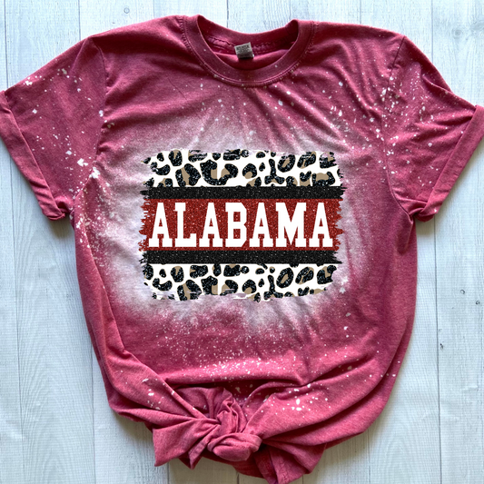 "Alabama Leopard Rectangle" Shirt