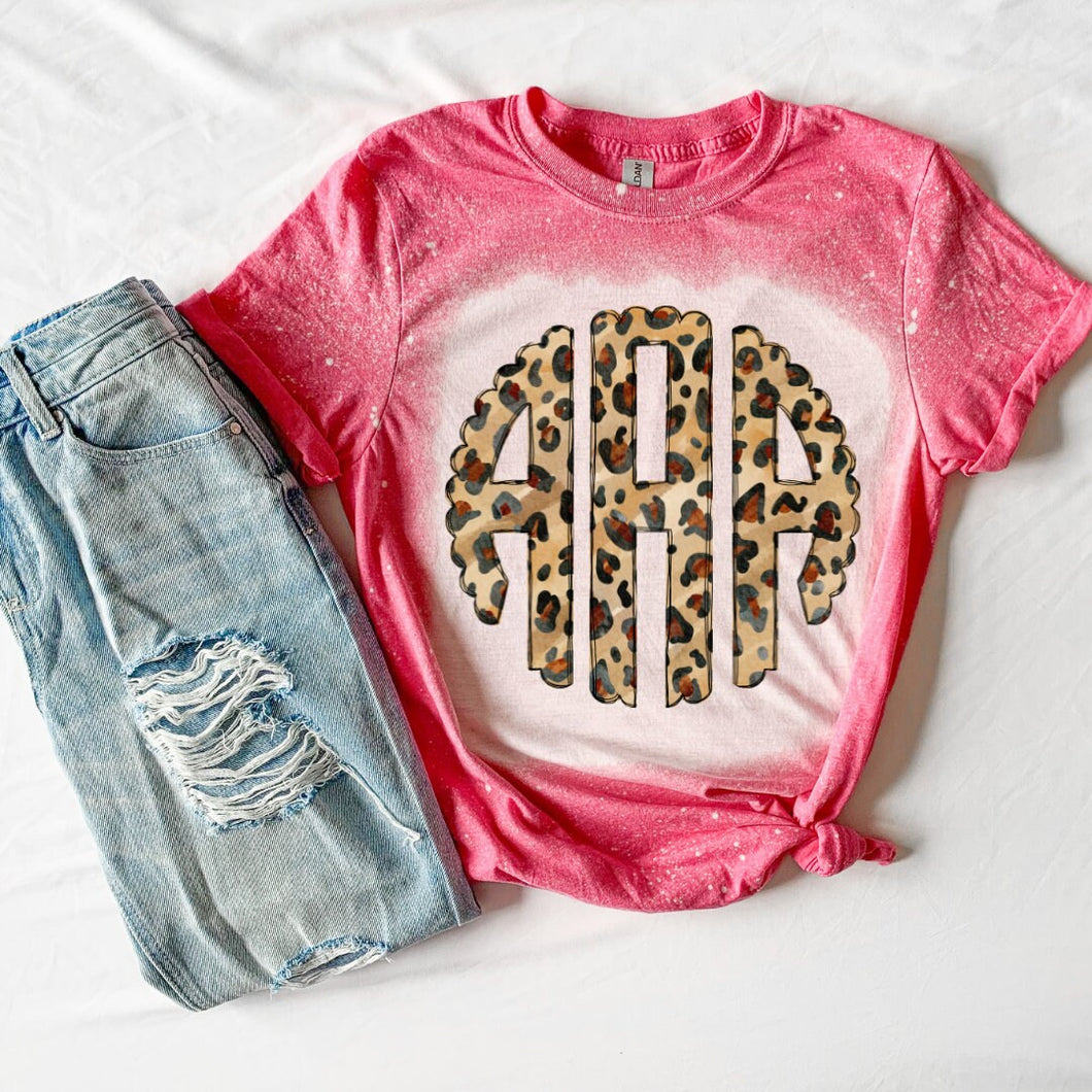 Leopard Monogram Shirt