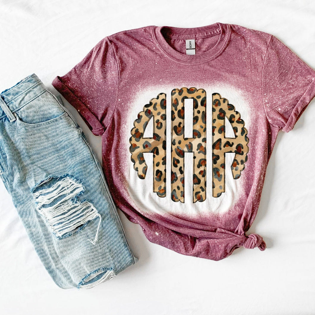 Leopard Monogram Shirt