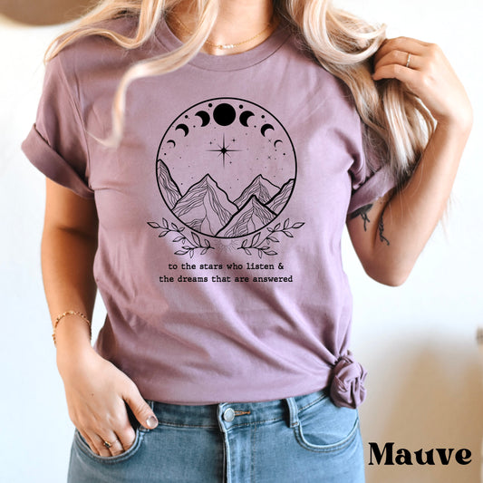 ACOTAR To The Stars That Listen T-Shirt for Women•Bookish Gift•Gift for Reader•Gift For Book Lover•Book Shirt•A Court of Thorns and Roses