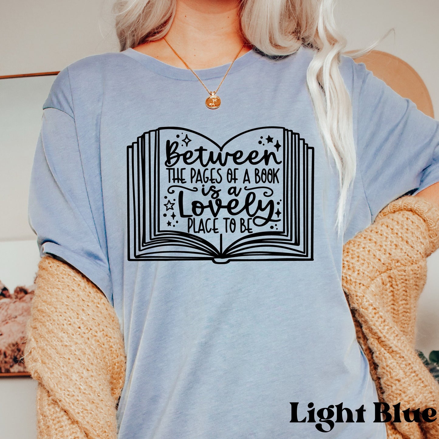 Between the Pages of a Book Bookish T-Shirt for Women•Bookish Gift•Gift for Reader•Gift For Book Lover•Book Shirt•Mystical Book Shirt