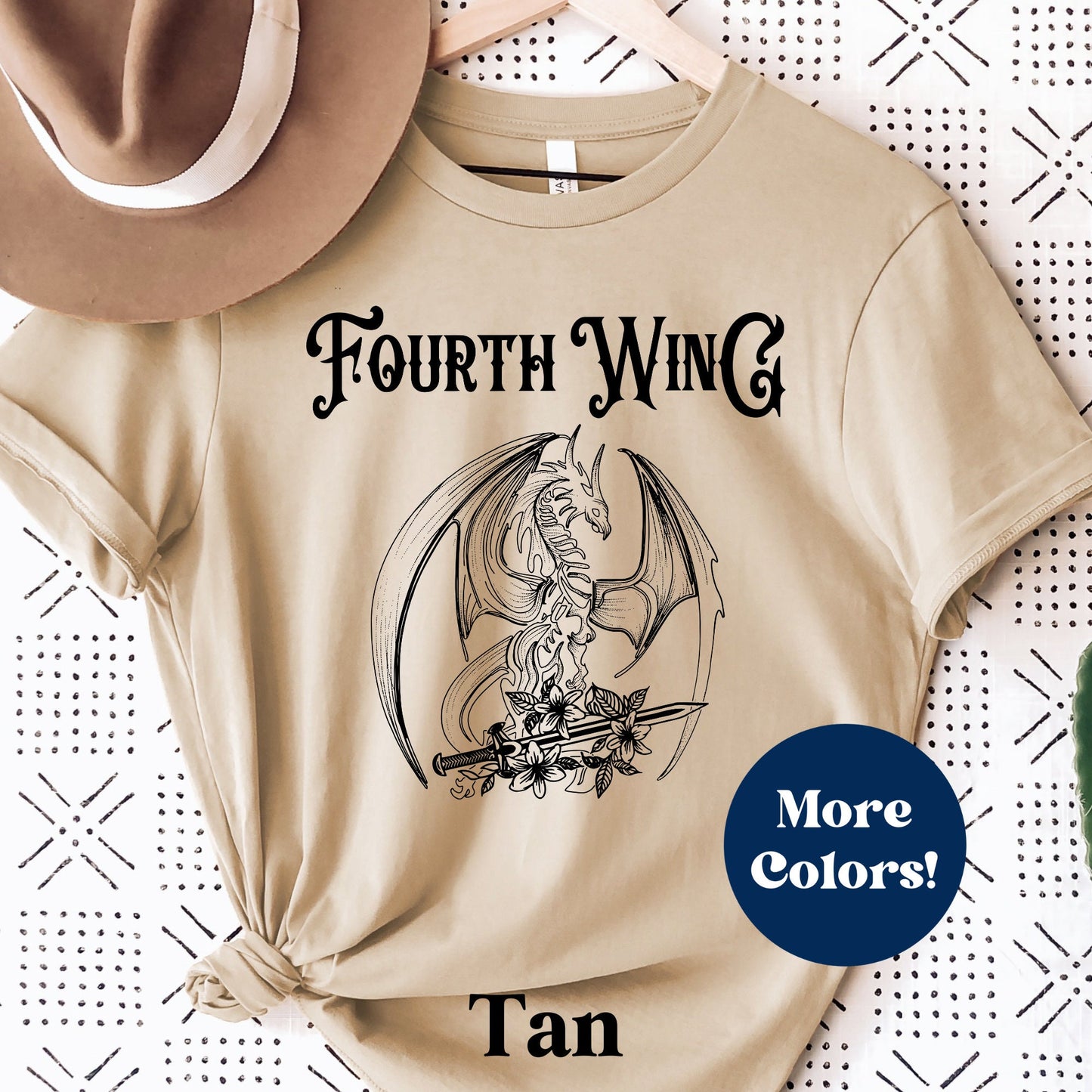 Dragon and Sword Fourth Wing Shirt•Bookish Gift•Gift for Reader•Dragon Rider Violet Sorrengail Xaden Riorson The Empyrean Series Booktok